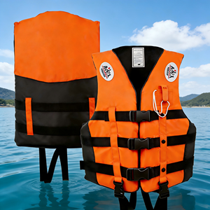 Giubbotto di Salvataggio in Nylon Resistente, Taglia Universale per Uomini e Donne, Dispositivo di Galleggiamento ad Alta Visibilità per Sicurezza Marina, Rafting e Moto d'Acqua - Product Image 5