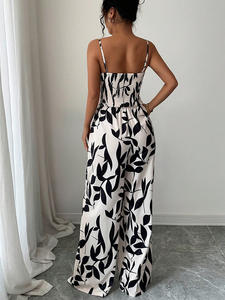 2025 été femmes décontracté zèbre imprimé jarretelle combinaison noir et <span class=keywords><strong>blanc</strong></span> <span class=keywords><strong>body</strong></span> - Product Image 2