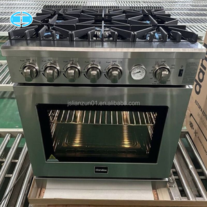 Estufa de Gas con <span class=keywords><strong>Horno</strong></span> y Parrilla, 5 Quemadores - Product Image 1