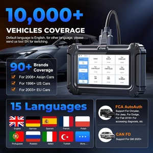 Xtool D6 xe chẩn đoán <span class=keywords><strong>Scanner</strong></span> 12V OBD2 công cụ chẩn đoán xe di động Máy chẩn đoán với Injector mã hóa fca canfd - Product Image 6