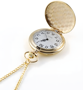 Reloj Parlante en Inglés para Mujer, Colgante con Bisel Redondo Dorado para Personas Mayores con Discapacidad Visual, Analógico con Voz, Alarma y Fecha - Product Image 3