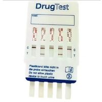 Test rapide multi-médicaments 5 paramètres certifié CE, facile à utiliser pour le dépistage sur le lieu de travail, en clinique et sur site