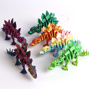 Esqueleto de Dinosaurio Triceratops Rex del Jurásico Impreso en 3D Hecho a Mano, Adornos de Plástico Unisex, Novedosos Juguetes de Broma, PP TOYS - Product Image 2