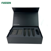 Boîte personnalisée recyclable logo carton aimants rigides vêtements emballage produits couvercle magnétique coffret cadeau plia