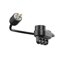 Kabel Adaptor Daya Industri NEMA L6-30P ke 6-50R, Kabel Konversi Daya Generator dengan Steker Pengunci ke Stopkontak
