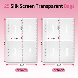 A5 Tiết Kiệm Tiền Mặt Chất Kết Dính Với 100 Phong Bì & Tracker Để Tiết Kiệm $5050 100 Phong Bì Tiền Tiết Kiệm Chất Kết Dính - Product Image 4