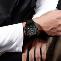 Montres pour hommes NAVIFORCE 6101, de haute qualité, sportives, quartz, étanches à 50 m, bracelet en silicone, date, montres originales pour hommes
