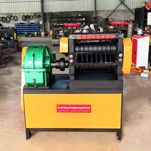 Fully Automatic Used Steel <strong>Scrap</strong> Straightening Machine 6-14mm Recycling Iron Wire Rod <strong>Rebar</strong> Straight - Product Image 1