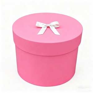 High quality customized luxury paper box candy gift box ribbon wedding round tube gift box can be customized according to needs - Product Image 5