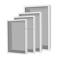 Écran numérique transparent de conception unique de 75 à 86 pouces, boîte d'affichage numérique transparente 3D, écran tactile LCD