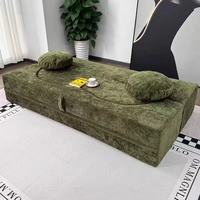 Modernes Wellenförmiges Vakuum-Kompressions-Schlafsofa Konvertierbares 2-Sitzer Cloud-Sofa Spart Versandkosten