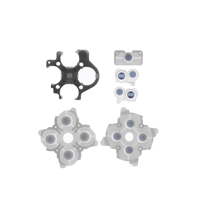 PS5 V1 V2 V3 Replacement Silicone Rubber Keypad for PS5 Controller Conductive Button Pads Repair Parts