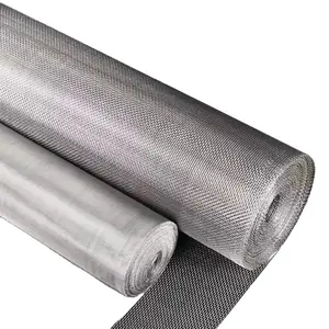 Maglie in filo di acciaio per filtro 40/60 tessuto filtrante 80/100/150/200/Micron tessuto in acciaio inossidabile rete metallica intrecciata