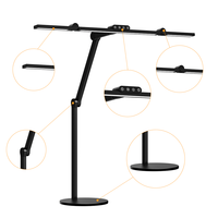 Lampe de piano LED moderne avec bras réglable, lampe de travail pour piano droit, support de partition et salle de pratique à domicile