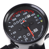 Speedometer sepeda motor Digital, Speedometer Meter Digital sepeda motor Universal dengan lampu LED