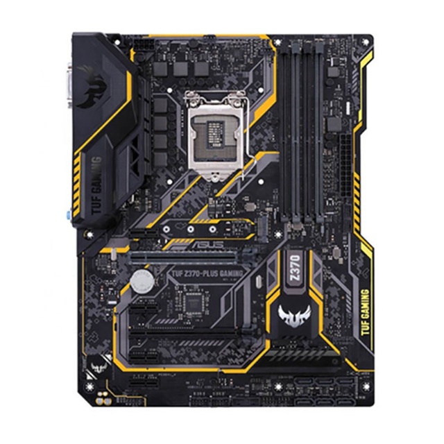 For ASUS TUF Z370-PLUS GAMING Desktop Motherboard with Intel Chipset New 64 GB Max RAM Capacity Integrated Graphics Card