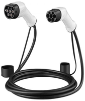 Câble d'extension de charge AC pour VE, Type 2 vers Type 2, 3,5 kW, 16 A, longueur 5 m, étanche IP55, vente chaude