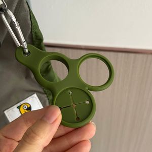 Portable Outdoor Silicone Water Bottle Holder with Carabiner and Novelty <b>Hook</b> for Backpack Belt or Towel - Product Image 1