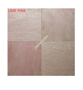 Losas de Piedra Caliza Natural Rosa Lima, Baldosas de Piedra Caliza Pulida de Primera Calidad para Paredes, Pisos y Espacios Exteriores del Hogar - Product Image 2