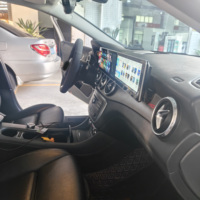 Système multimédia stéréo de navigation radio DVD pour voiture Android 8+128G à triple écran interactif pour Mercedes Benz GLA200 2015-2019