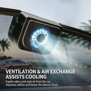Ventilador Solar para Auto JL de 6 Pulgadas, 25W, Tipo de Enfriamiento por Aire y Ventilación Automática de Aire, <span class=keywords><strong>Precio</strong></span> Bajo de Fábrica - Product Image 2