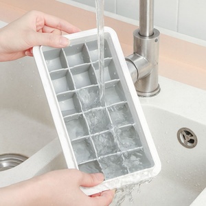 Portable Ice Ball Maker Kettle DIY Silicone Ice Cream Mold <b>Kitchen</b> 2 in 1 Ice Cube Tray Maker Storage Container - Product Image 4