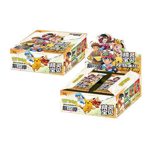 YZ Vente en gros à bas prix Nouvelles cartes Pokémon chinoises Eif Baby 3.0 Cartes Pokémon rares à collectionner Boîte de boosters Boîte mystère Jouet Cadeaux de fête - Product Image 1