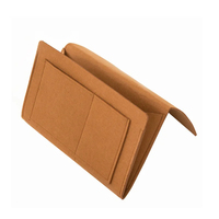 Sac de rangement en feutre pour chevet, pochette pour télécommande de canapé et TV, organiseur de salon pour outils, style Japandi, personnalisable
