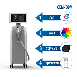 KES - Máquina de depilação a laser de diodo 808nm de alta tecnologia melhor indolor para pele marrom branca e preta