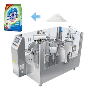 Laundry Detergent Packaging Filling Sealing Machines Cleaning Washing Soap Powder Packing Machine