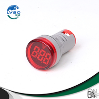 AD16-22DS 22mm Afficheur numérique LED, voyant lumineux, lampe de signalisation, voltmètre, ampèremètre, fréquencemètre AC 60-500V, voyant pilote