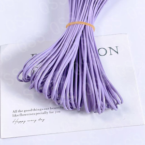 2Mm Tay Dệt Dây Nhân Tạo PU Da Cho Tự Làm Đồ Trang Sức Keychain Mặt Dây Chuyền Vòng Cổ Vòng Đeo Tay-Dệt Chất Liệu - Product Image 4