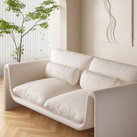 Canapé Chesterfield nordique en tissu, une place, gonflable, réglable, pieds en pin, style luxe léger, 3 positions inclinables, pour salon ou bureau