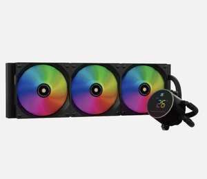 FROZEN MAGIC 360 DIGITAL RGB BLACK Radiateur de refroidissement par eau 120 mm à roulement fluide, débit d'air 72,37 CFM, Cuivre Aluminium FRO - Product Image 1