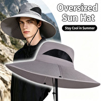 Sombrero de Pesca Unisex Ajustable de Ala Ancha con Protección Solar, Gorra Transpirable para Actividades al Aire Libre, Senderismo, Camping, Viajes, Fiestas Casuales
