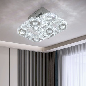 14W Dreifarbige Wechselbare Aufputz-Kristall-Deckenleuchte für Flure - Product Image 2