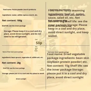 Nouilles aux pommes de terre en pot en terre cuite Tian Xiaohua, <span class=keywords><strong>mini</strong></span> fondue auto-chauffante, 20g/283g, en boîte, repas <span class=keywords><strong>instantané</strong></span> pratique, <span class=keywords><strong>prêt</strong></span> à manger - Product Image 5