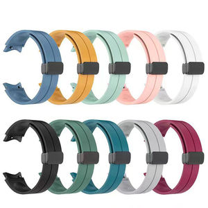 Bracelet de montre pliable en silicone avec fermoir magnétique Maenwvo pour Watch5/ Watch5 Pro, ajustement universel - Product Image 1
