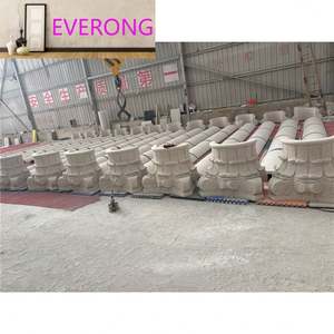 <span class=keywords><strong>Colonne</strong></span> romaine creuse <span class=keywords><strong>en</strong></span> pierre calcaire beige veinée naturelle, taille personnalisée, style design moderne - Product Image 4