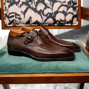 Zapatos Formales de Negocios para Hombre a la Moda con Diseño de Piel de Vaca, Resistentes al Agua, Antideslizantes y Transpirables - Product Image 3