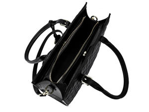 Sac fourre-tout en cuir véritable de luxe, sac à bandoulière à carreaux rétro à la mode pour femme, sac de transport pour femme, trousse de maquillage - Product Image 5