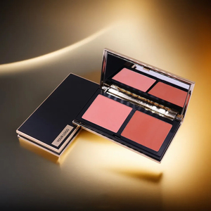 Custom Logo Silky Soft Texture Face <strong>Blushes</strong> Dual Color Vegan Natural <strong>Matte</strong> <strong>Blush</strong> Palette - Product Image 1