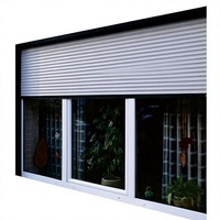 Porte de garage électrique en aluminium à isolation thermique pour villa et usage industriel, sécurisée