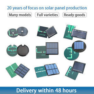 Multi-taille personnalisée 44x44mm mini panneaux solaires silicium polycristallin avec 2V époxy haute efficacité 44x44mm panneaux solaires" - Product Image 5