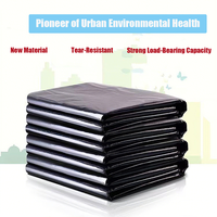 Sacs poubelles biodégradables HDPE grande capacité, résistants à la chaleur, en rouleau perforé pour usage commercial, poubelles extérieures