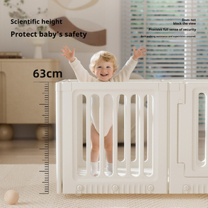 Corralito convertible para bebés, el más vendido, para juegos, guardería, cuna, almacenamiento de juguetes, portátil, para interiores, de HDPE, móvil - Product Image 4