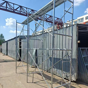 Khung cửa giàn giáo Heavy Duty thép có thể điều chỉnh di động xây dựng thang khung Hệ thống di động giàn giáo Bộ - Product Image 4