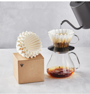 Filtros de Café de Papel Sin Blanquear a <span class=keywords><strong>Precio</strong></span> de Fábrica, Filtros de Café Redondos de 105 mm, Filtro de Papel para 8 Tazas - Product Image 5