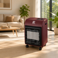 Chauffage mobile au gaz pour intérieur, équipement de chauffage radiant infrarouge au GPL, système compact de chauffage rapide pour garage et magasin de détail, vente en gros usine