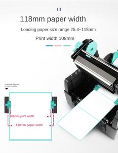 Impresora de Etiquetas Adhesivas Térmicas para Códigos de Barras <span class=keywords><strong>GODEX</strong></span> G500U G530, <span class=keywords><strong>300</strong></span> dpi, Tamaño de Papel de 4.25 Pulgadas, Interfaz USB, SDK, 1 Año de Garantía, Usada - Product Image 5